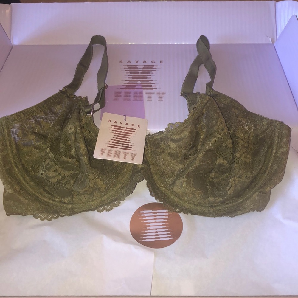Fenty Savage Lingerie Set in Beautiful Olive Green